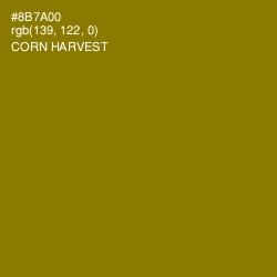 #8B7A00 - Corn Harvest Color Image